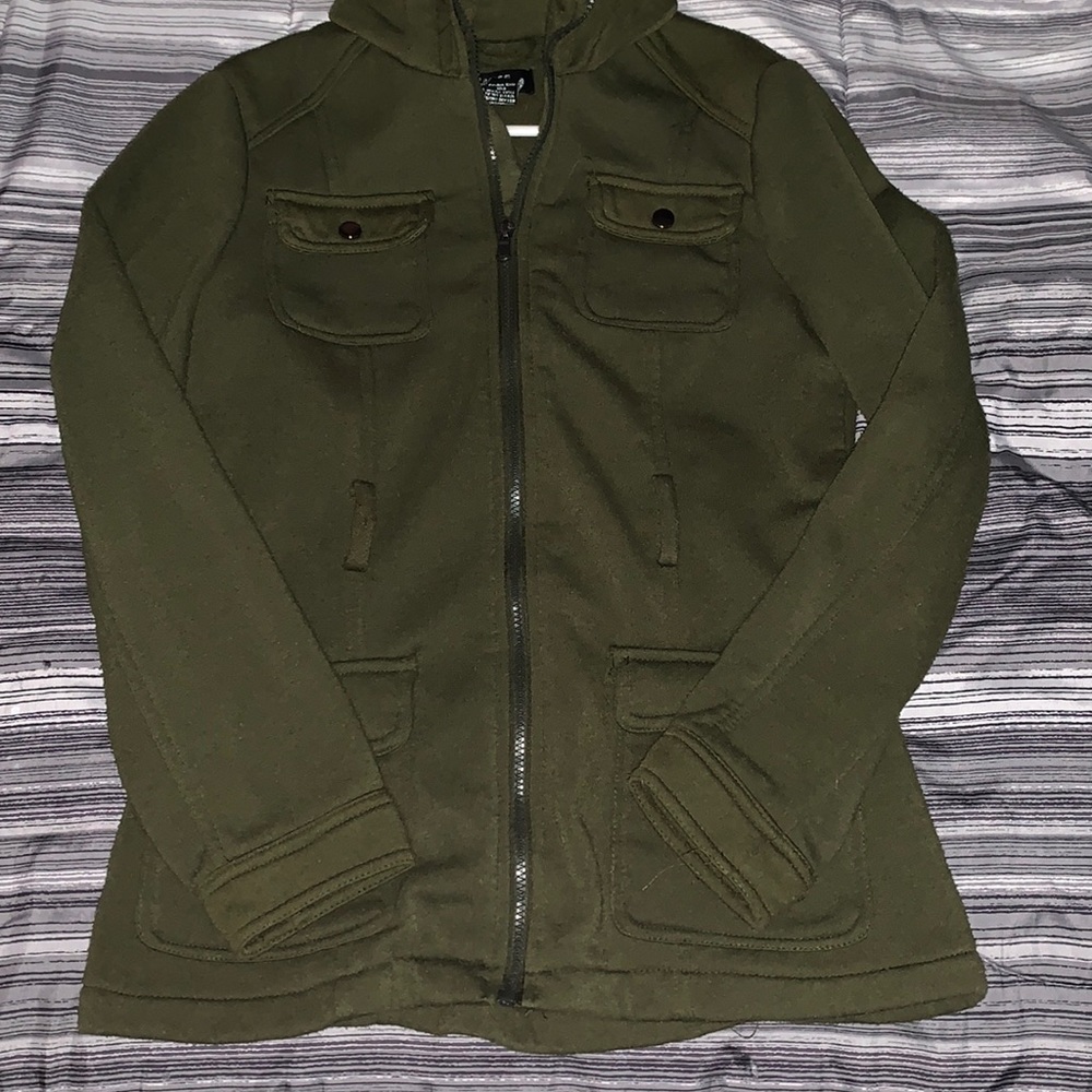 Green coat